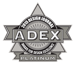 2015 ADEX Design Journal Platinum Award for Design Excellence