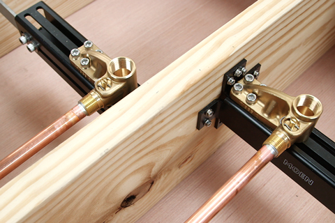 Plumb the inlets