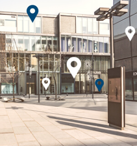 Large office park with multiple WAN access points