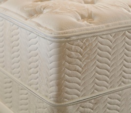 Preference Zippered Pocketed Coil Mattress & Adjustable Bed Closeup